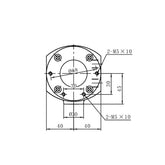 B-R Closed Center Rotary Hydraulic Cylinder with Safety Device - Big-tools Industrial Supply Tools for Metal Cutting